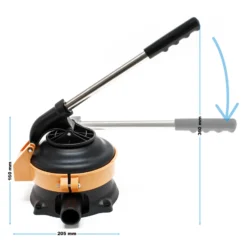 Handpumpe Wasserpumpe mit rostfreiem Stahlhebel max. 70l/min