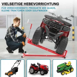 Hebevorrichtung Aufsitzmäher-, Rasentraktor-Heber 115x50x20cm max. 250kg stufenlos verstellbar