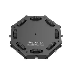 Instarter Multi LED M-Tube Holder achteckige Halterung aus Aluminium für bis zu 8 RGB LED Tubes mit 1/4 Zoll Gewinde