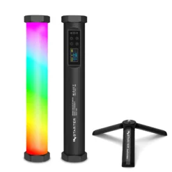 Instarter Spectar LED Leuchtstab 10 W, Videoleuchte mit Bi-Color, Studiolicht mit RGB-Vollspektrum, magnetische Videoleuchte für Streaming