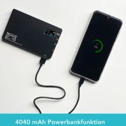 Instarter Spectar LED Videoleuchte, Kamera Beleuchtung mit Bi-Color im Pocket-Format, 9 W Videolicht mit Diffusor, Studiolicht mit Powerbank-Funktion