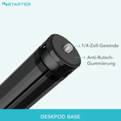 Instarter Tischstativ für Kameras, Smartphones & Leuchten, flexibles Mini Stativ belastbar bis 1,5 kg, Handystativ mit 1/4“ Schraube