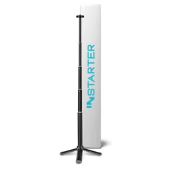 Instarter Tischstativ mit Teleskoparm für Kameras, Smartphones & Leuchten, Mini Stativ belastbar bis 1kg auch als Selfiestick nutzbar