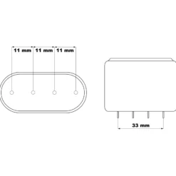 Jebao Ersatzteil für ECF-15000 Druckteichfilter – UV-C-Lampe – 24 W – für Teiche, UV Leuchtmittel, UVC Teichfilter Zubehör