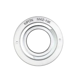 Kipon Adapter zur Nutzung von M42 Objektiv kompatibel mit Nikon F Anschluss, mechanischer Objektivadapter für DSLR Kamera