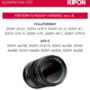 Kipon Iberit 90mm F2,4 Vollformat Objektiv – kompatibel mit Sony E – Fotoobjektiv mit Brennweite 90 mm, APS-C Sensoren, robustes Gehäuse