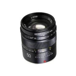 Kipon Iberit 50/2,4 Vollformat Objektiv - Brennweite 50 mm, Lichtstärke F2,4 - manuell, kompatibel mit Fuji X - schwarz