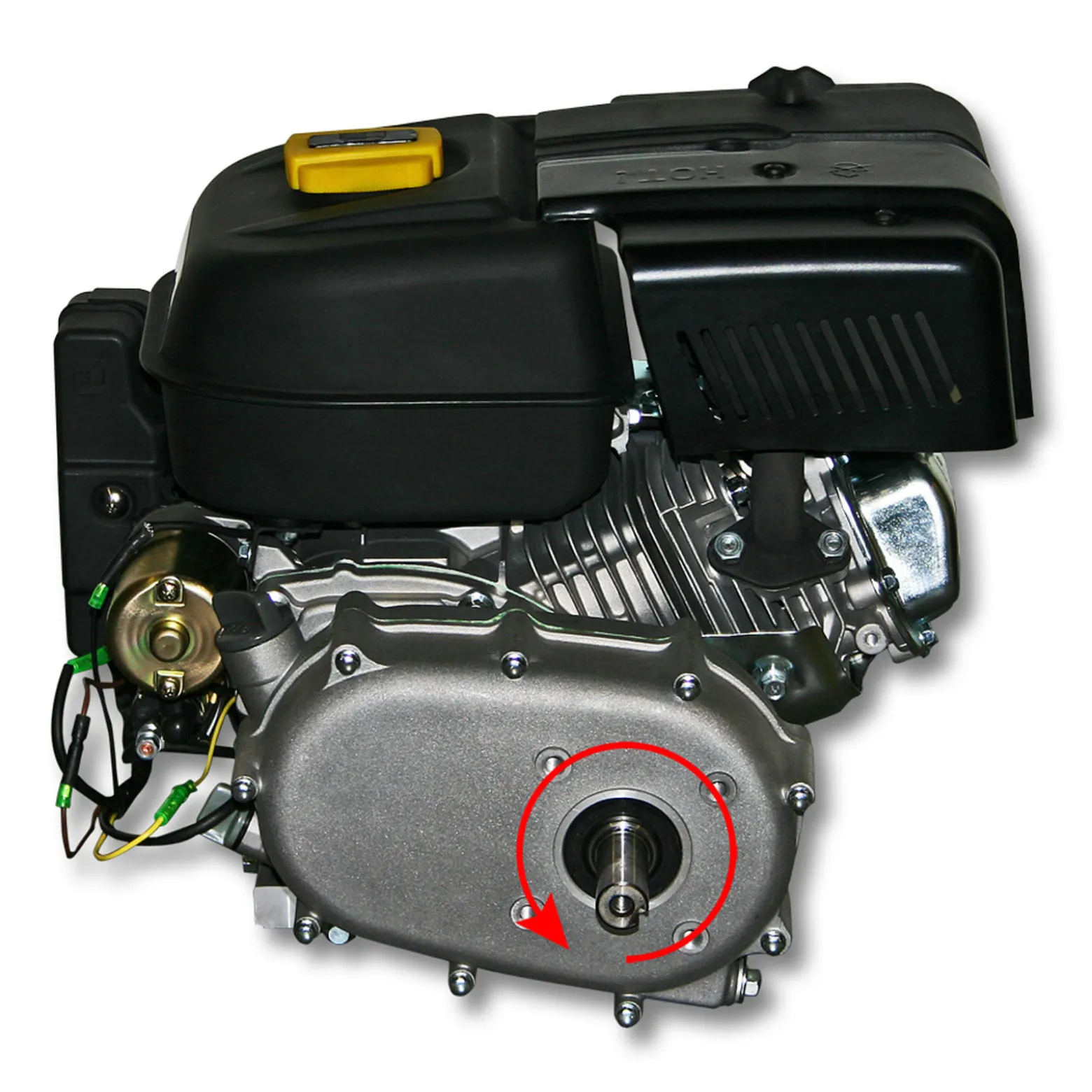 LIFAN 168 Benzinmotor 4,8 kW 6,5 PS 196 ccm mit Ölbadkupplung Reduktionsgetriebe 2:1 E-Starter