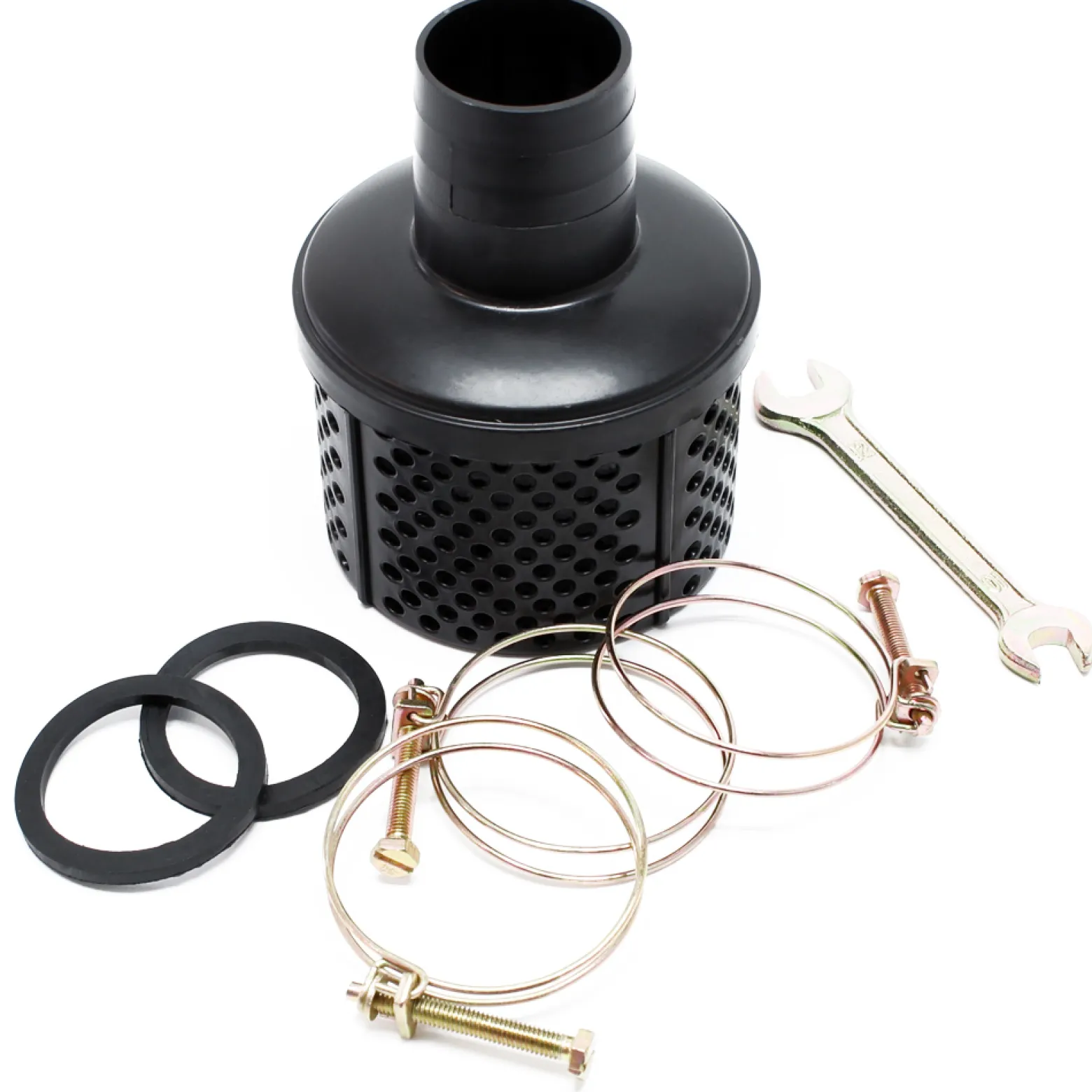 LIFAN Benzin Wasserpumpe 1,4kW (2,5PS) 9m³/h 20m Förderhöhe, Gartenpumpe mit 50mm (2") Anschluss und 4 Takt Motor, Motorpumpe