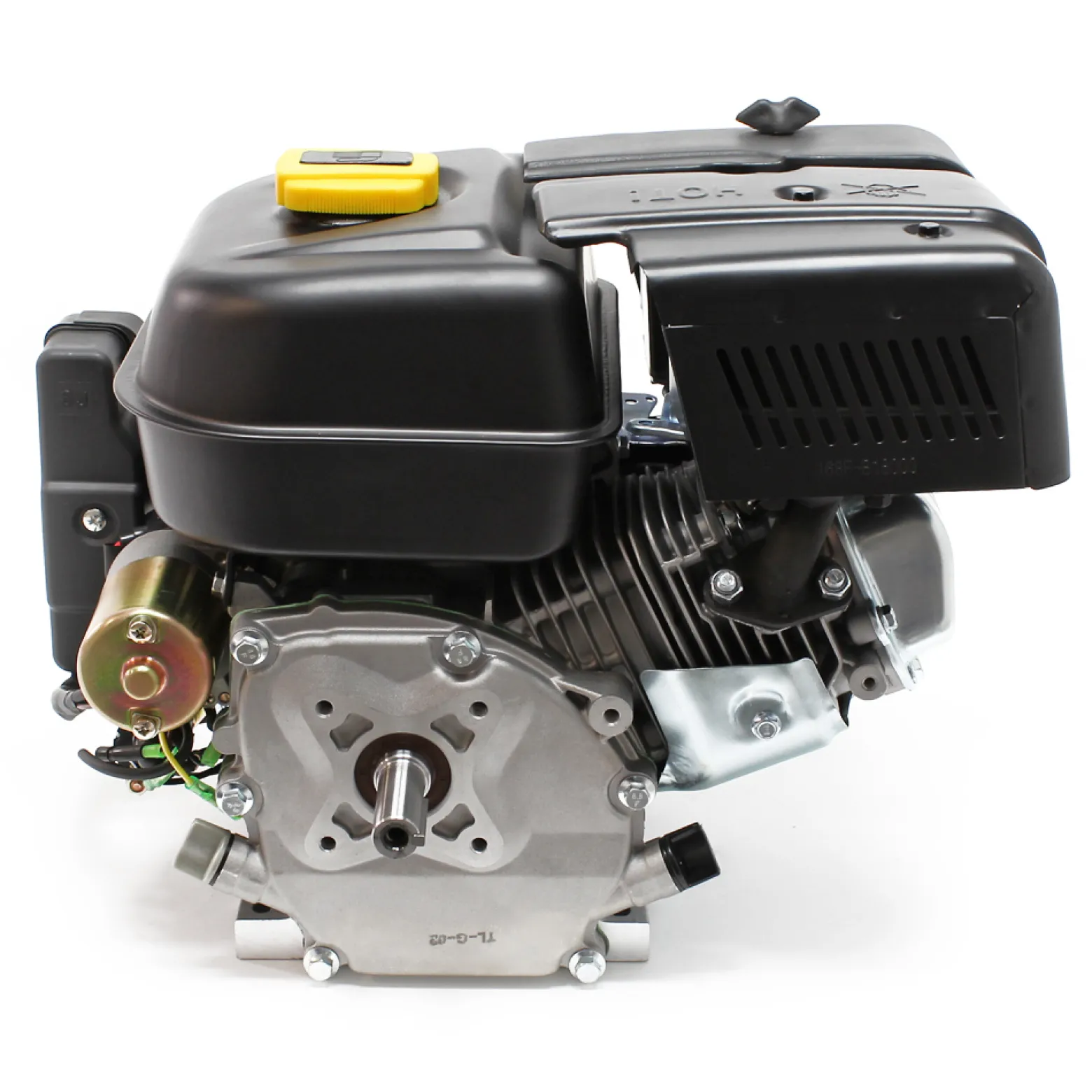 LIFAN 168 Einzylinder Benzinmotor mit 6,5 PS Leistung und 12V E-Start für Kleinmaschinen & Karts, luftgekühlter 4-Takt Motor mit 20 mm Kurbelwelle, OHV-Ventilsteuerung & 196 cc Hubraum