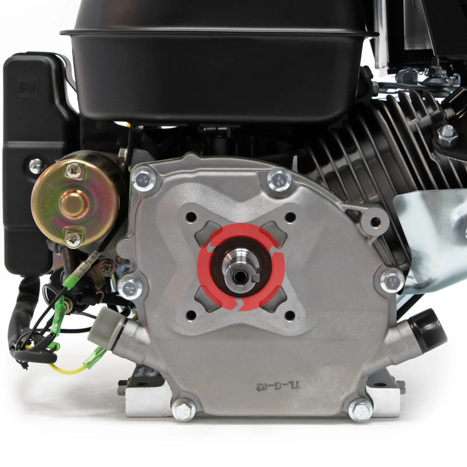LIFAN 168 Einzylinder Benzinmotor mit 6,5 PS Leistung und 12V E-Start für Kleinmaschinen & Karts, luftgekühlter 4-Takt Motor mit 20 mm Kurbelwelle, OHV-Ventilsteuerung & 196 cc Hubraum