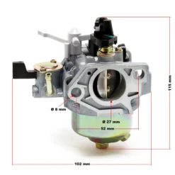 LIFAN Ersatzteil für 13 PS Benzinmotor Stromerzeuger Vergaser, 4,8 Kw Benzin Motor, Go Kart Motor E10 kompatibel