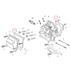 LIFAN Ersatzteil für 6,5 PS Benzinmotor Dichtungssatz, leistungsstarker 4-Takt Motor, Benzin Motor Hubraum 196 ccm E10 kompatibel