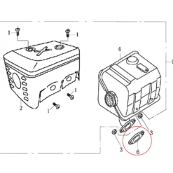 LIFAN Ersatzteil für 6,5 PS Benzinmotor Dichtungssatz, leistungsstarker 4-Takt Motor, Benzin Motor Hubraum 196 ccm E10 kompatibel