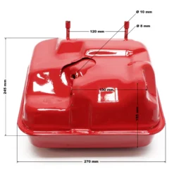 LIFAN Ersatzteil für 13 PS Benzinmotor Benzintank rot 6,5 l, 4,8 Kw Benzin Motor, Go Kart Motor E10 kompatibel