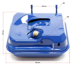 LIFAN Ersatzteil für 6,5 PS Benzinmotor Benzintank blau 3,6 l, leistungsstarker 4-Takt Motor, Benzin Motor Hubraum 196 ccm E10 kompatibel