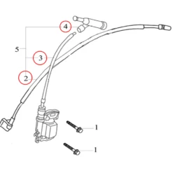 LIFAN Ersatzteil für 6,5 PS Benzinmotor Zündspule mit Zündkabel, leistungsstarker 4-Takt Motor, Benzin Motor Hubraum 196 ccm E10 kompatibel