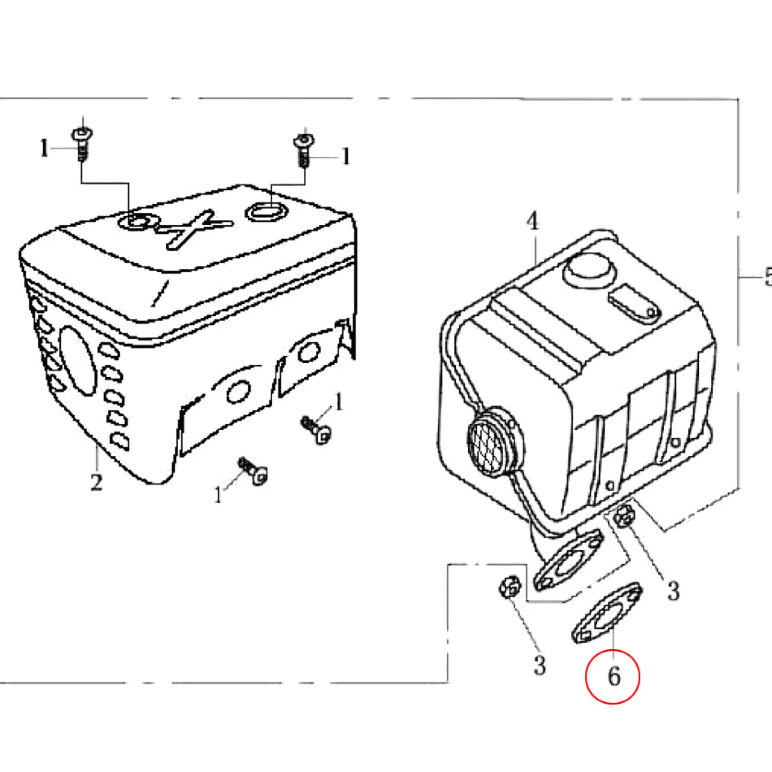 LIFAN Ersatzteil für 6,5 PS Benzinmotor Dichtungssatz, leistungsstarker 4-Takt Motor, Benzin Motor Hubraum 196 ccm E10 kompatibel