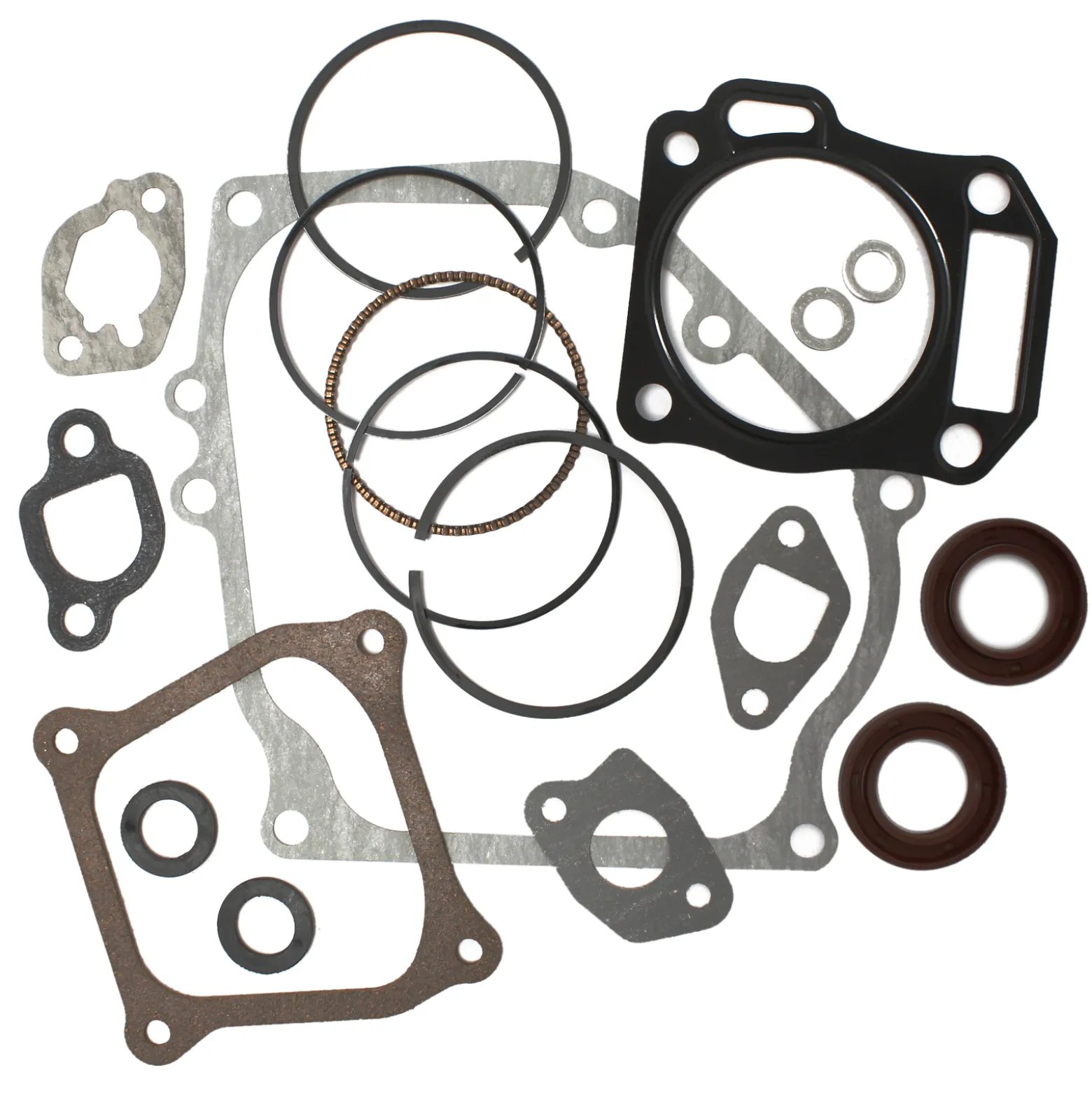 LIFAN Ersatzteil für 6,5 PS Benzinmotor Dichtungssatz, leistungsstarker 4-Takt Motor, Benzin Motor Hubraum 196 ccm E10 kompatibel