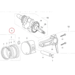 LIFAN Ersatzteil für 6,5 PS Benzinmotor Dichtungssatz, leistungsstarker 4-Takt Motor, Benzin Motor Hubraum 196 ccm E10 kompatibel