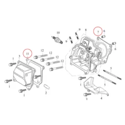 LIFAN Ersatzteil für 6,5 PS Benzinmotor Dichtungssatz, leistungsstarker 4-Takt Motor, Benzin Motor Hubraum 196 ccm E10 kompatibel