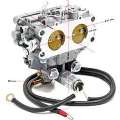 LIFAN Ersatzteil für 20,4 PS Benzinmotor Vergaser, leistungsstarker 4-Takt Motor, Benzin Motor luftgekühlt, Go-Kart Motor mit OHV-Ventilsteuerung