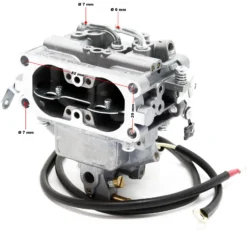 LIFAN Ersatzteil für 20,4 PS Benzinmotor Vergaser, leistungsstarker 4-Takt Motor, Benzin Motor luftgekühlt, Go-Kart Motor mit OHV-Ventilsteuerung