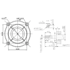 LIFAN 168 FD-2B E-Start Benzinmotor mit 6,5 PS Einzylinder für Kleinmaschinen & Karts, luftgekühlter 4-Takt Motor mit 19,05 mm Kurbelwelle, OHV-Ventilsteuerung & 196 cc Hubraum
