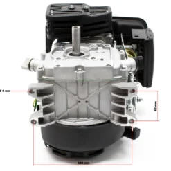 LIFAN 152 Handstart Benzinmotor mit 2,45 PS (1,8 kW) Einzylinder für Kleinmaschinen & Karts, luftgekühlter 4-Takt Motor mit 15 mm Kurbelwelle und OHV-Ventilsteuerung