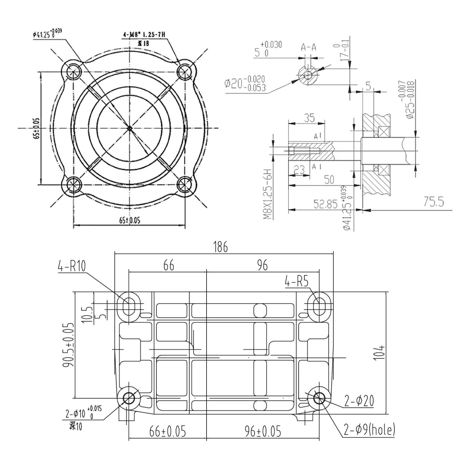 LIFAN 168 Handstart Benzinmotor mit 6,5 PS Einzylinder für Kleinmaschinen & Karts, luftgekühlter 4-Takt Motor mit 20 mm Kurbelwelle, OHV-Ventilsteuerung & 196 cc Hubraum