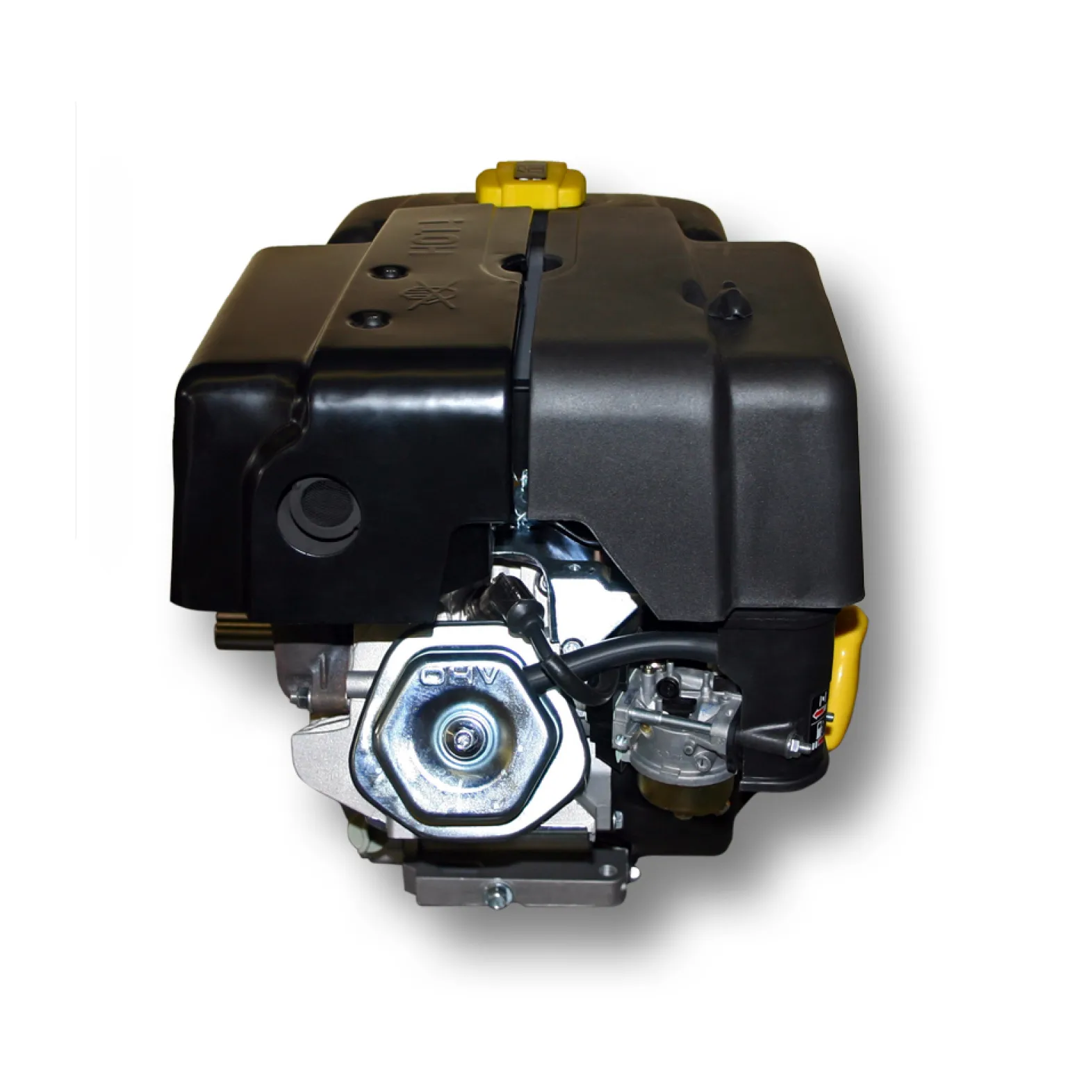 LIFAN 190 Handstart Benzinmotor mit 15 PS Einzylinder für Kleinmaschinen & Karts, luftgekühlter 4-Takt Motor mit 25,4 mm Kurbelwelle, OHV-Ventilsteuerung & 420 cc Hubraum
