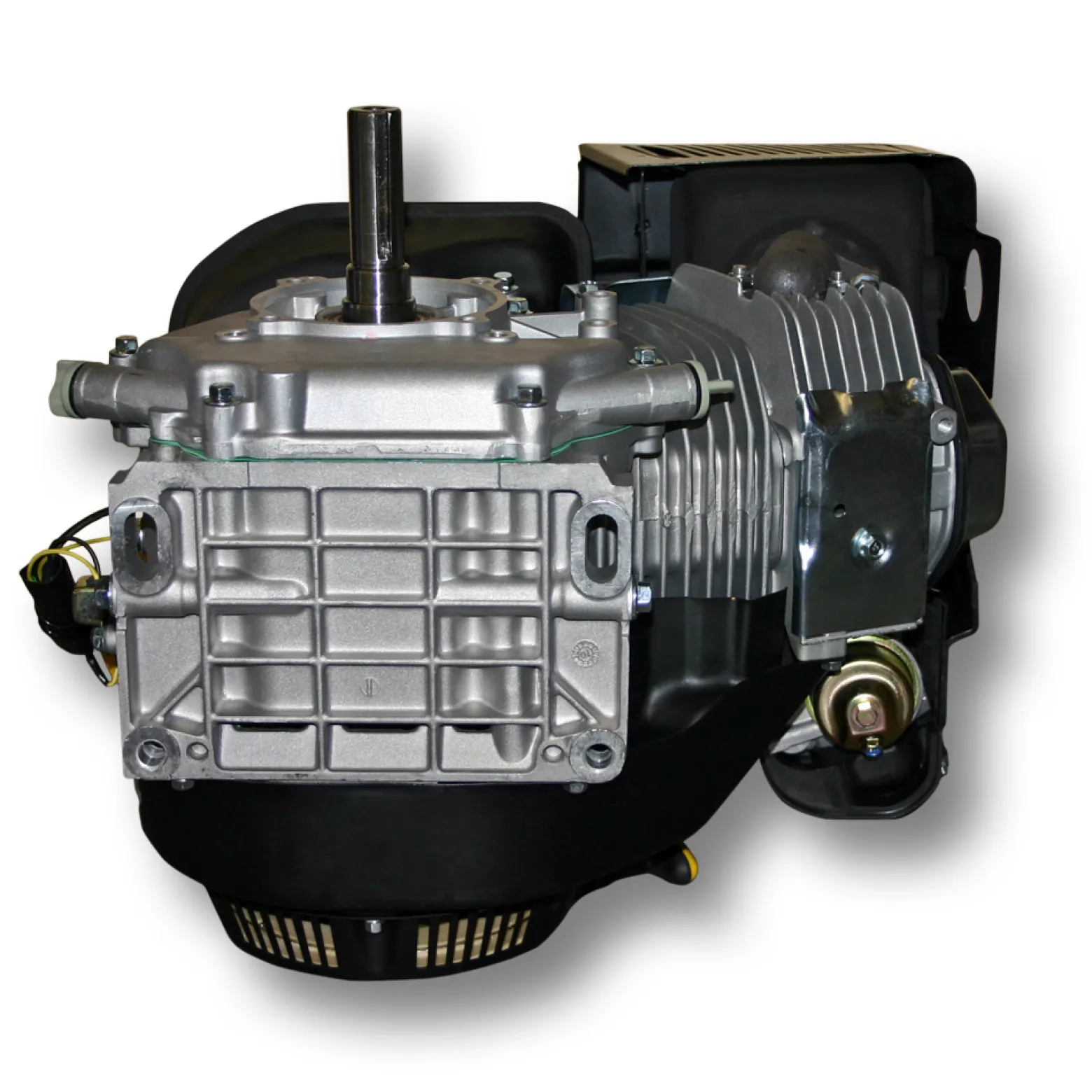 LIFAN 190 Handstart Benzinmotor mit 15 PS Einzylinder für Kleinmaschinen & Karts, luftgekühlter 4-Takt Motor mit 25,4 mm Kurbelwelle, OHV-Ventilsteuerung & 420 cc Hubraum
