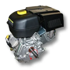LIFAN 190 Handstart Benzinmotor mit 15 PS Einzylinder für Kleinmaschinen & Karts, luftgekühlter 4-Takt Motor mit 25,4 mm Kurbelwelle, OHV-Ventilsteuerung & 420 cc Hubraum