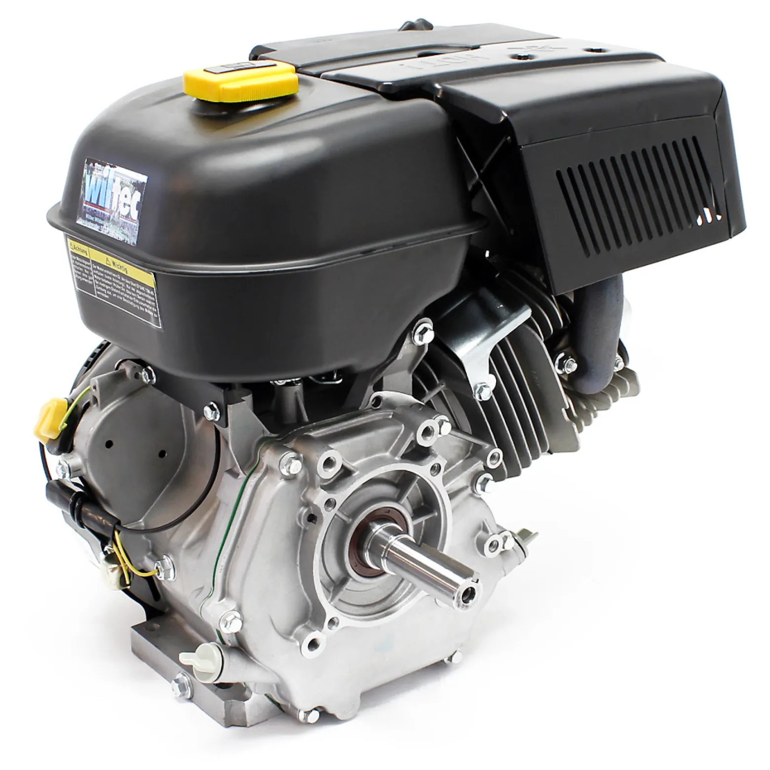 LIFAN 190 Handstart Benzinmotor mit 15 PS (10 kW) Einzylinder für Kleinmaschinen & Karts, luftgekühlter 4-Takt Motor mit 25 mm Kurbelwelle und OHV-Ventilsteuerung