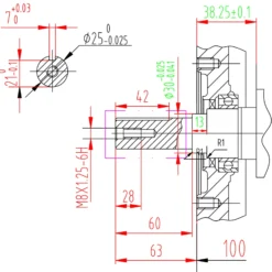 LIFAN KP460 Benzinmotor mit 15,6 PS Einzylinder für Rüttelplatten und Baumaschinen, luftgekühlter 4-Takt Motor mit 25 mm Kurbelwelle, OHV-Ventilsteuerung & 459 cc Hubraum
