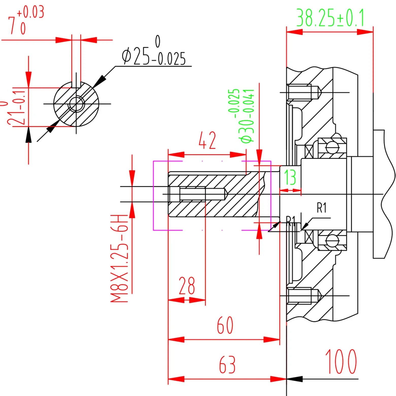 LIFAN KP460 Benzinmotor mit 15,6 PS Einzylinder für Rüttelplatten und Baumaschinen, luftgekühlter 4-Takt Motor mit 25 mm Kurbelwelle, OHV-Ventilsteuerung & 459 cc Hubraum