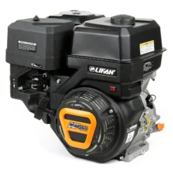 LIFAN KP460 Benzinmotor mit 15,6 PS Einzylinder für Rüttelplatten und Baumaschinen, luftgekühlter 4-Takt Motor mit 25,4 mm Kurbelwelle, OHV-Ventilsteuerung & 459 cc Hubraum