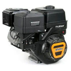 LIFAN KP460 Benzinmotor mit 15,6 PS Einzylinder für Rüttelplatten und Baumaschinen, luftgekühlter 4-Takt Motor mit 25,4 mm Kurbelwelle, OHV-Ventilsteuerung & 459 cc Hubraum