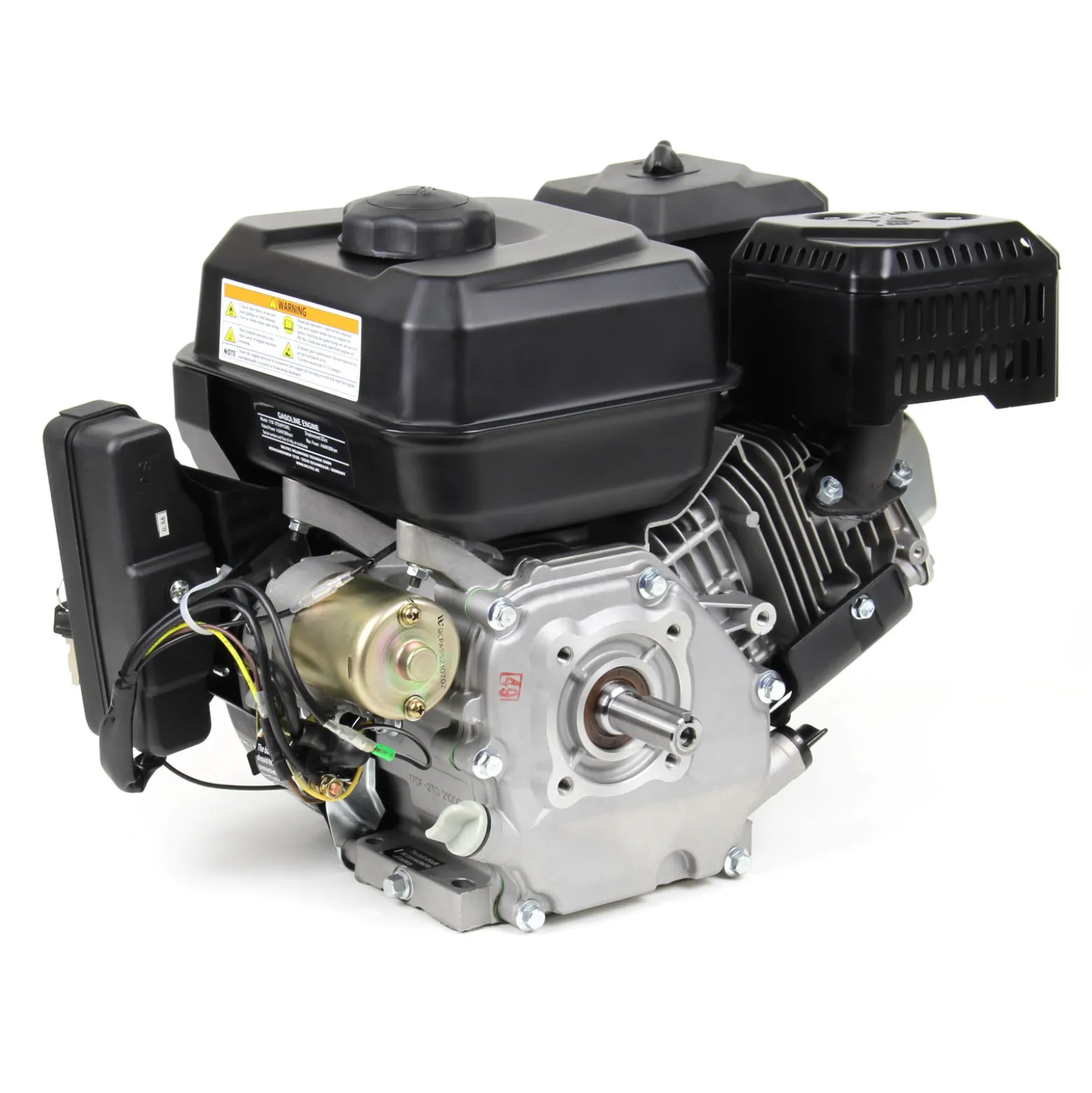 LIFAN KP230E E-Start Benzinmotor mit 6,5 PS Einzylinder für Rüttelplatten und Baumaschinen, luftgekühlter 4-Takt Motor mit 20 mm Kurbelwelle, OHV-Ventilsteuerung & 223 cc Hubraum