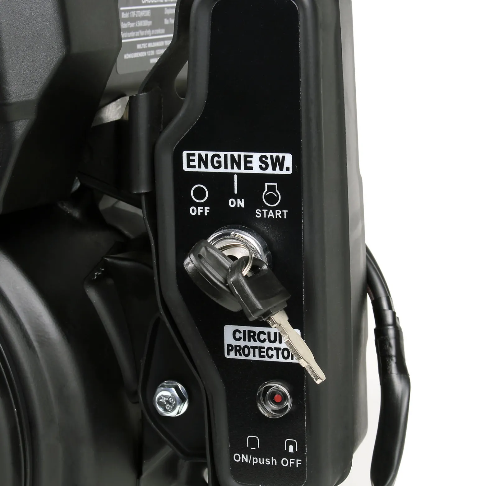 LIFAN KP230E E-Start Benzinmotor mit 6,5 PS Einzylinder für Rüttelplatten und Baumaschinen, luftgekühlter 4-Takt Motor mit 19,05 mm Kurbelwelle, OHV-Ventilsteuerung & 223 cc Hubraum