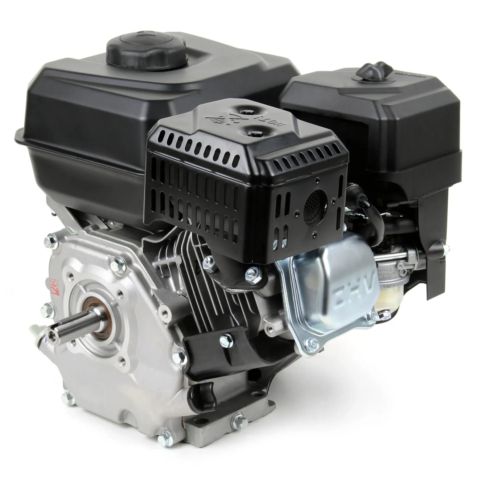 LIFAN KP230E E-Start Benzinmotor mit 6,5 PS Einzylinder für Rüttelplatten und Baumaschinen, luftgekühlter 4-Takt Motor mit 19,05 mm Kurbelwelle, OHV-Ventilsteuerung & 223 cc Hubraum
