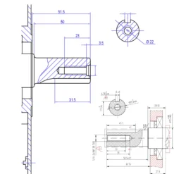 LIFAN KP230-R Benzinmotor mit 6,5 PS Einzylinder für Rüttelplatten und Baumaschinen, luftgekühlter 4-Takt Motor mit 22 mm Kurbelwelle, OHV-Ventilsteuerung & 223 cc Hubraum