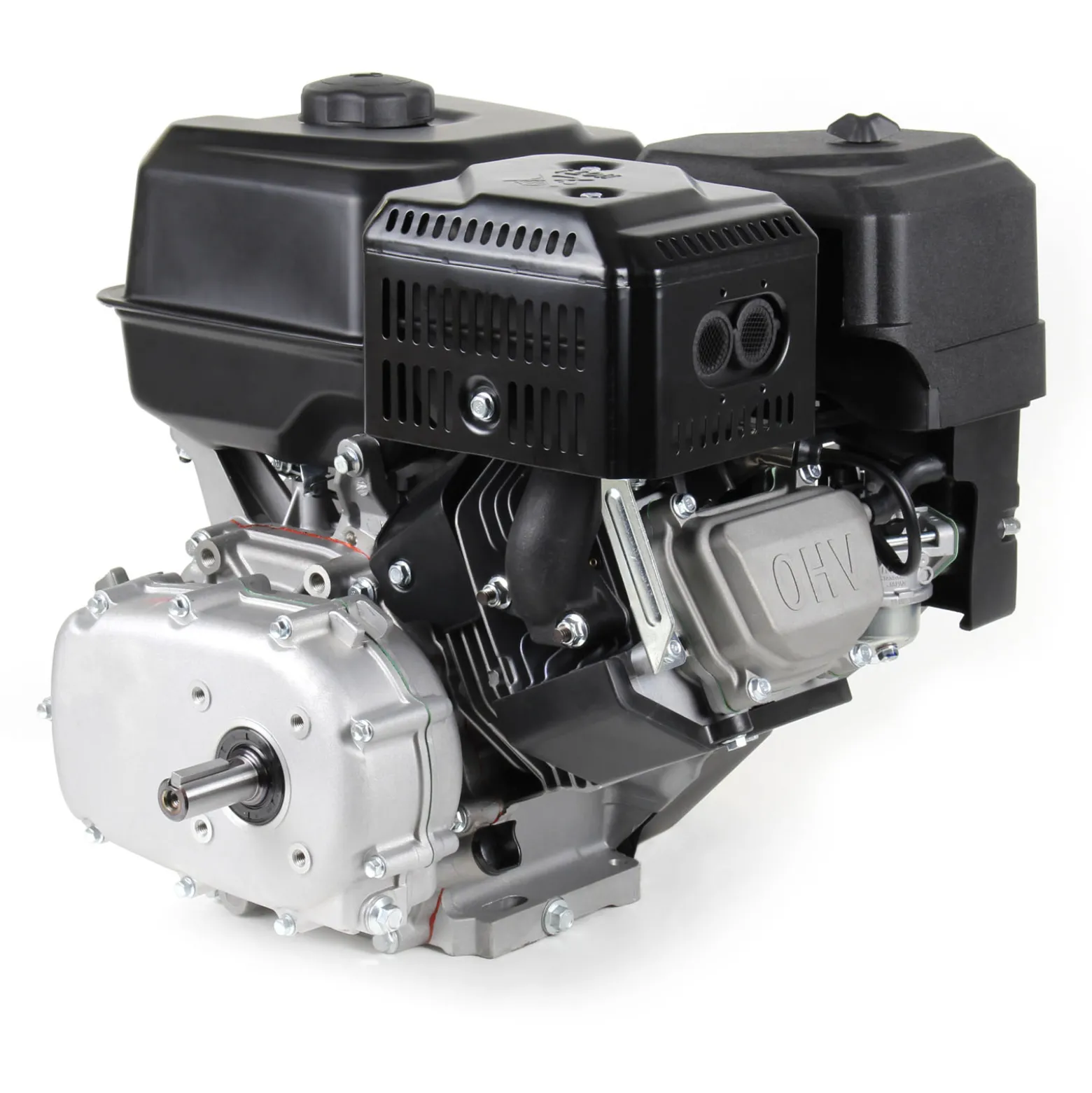 LIFAN KP460-R Benzinmotor mit 16,3 PS Einzylinder für Rüttelplatten und Baumaschinen, luftgekühlter 4-Takt Motor mit 22 mm Kurbelwelle, OHV-Ventilsteuerung & 459 cc Hubraum