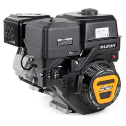 LIFAN KP460-R Benzinmotor mit 16,3 PS Einzylinder für Rüttelplatten und Baumaschinen, luftgekühlter 4-Takt Motor mit 22 mm Kurbelwelle, OHV-Ventilsteuerung & 459 cc Hubraum