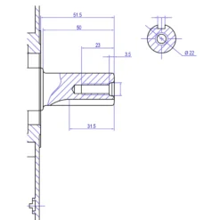 LIFAN KP460-RE E-Start Benzinmotor mit 16,3 PS Einzylinder für Rüttelplatten und Baumaschinen, luftgekühlter 4-Takt Motor mit 22 mm Kurbelwelle, OHV-Ventilsteuerung & 459 cc Hubraum