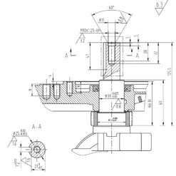 LIFAN 2V80F 25mm E-Start Benzinmotor Zweizylinder mit 16kW 3600U/min für Traktoren und Bagger