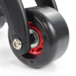 LUXTRI Bauchroller mit Kniematte 320 x 23 x 120 mm, Ab Roller mit 3 Rädern, Bauchmuskeltrainer zur Stärkung des Oberkörpers, Bauchroller, Ab Wheel Workout