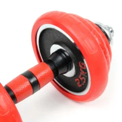 LUXTRI Hantelset 20 kg 2in1 Set Kurzhantel und Langhantel mit 12 Hantelscheiben, Langhantel mit Verlängerungsstange Hantelstangen Gewichte für Krafttraining Hanteln Training Hantel Set