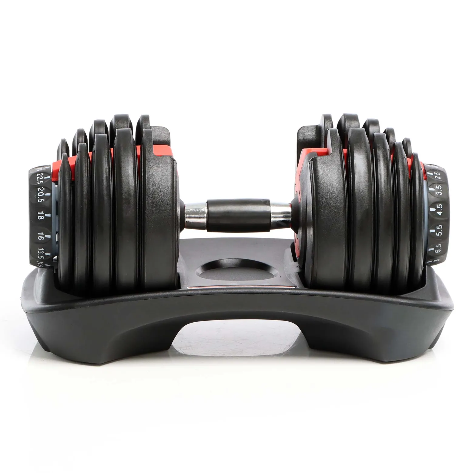 LUXTRI Verstellbare Kurzhantel mit Drehmechanismus Gewicht einstellbar von 2,5 bis 24 kg einstellbare Hantel Training Hantelset für Zuhause Kurzhantelset