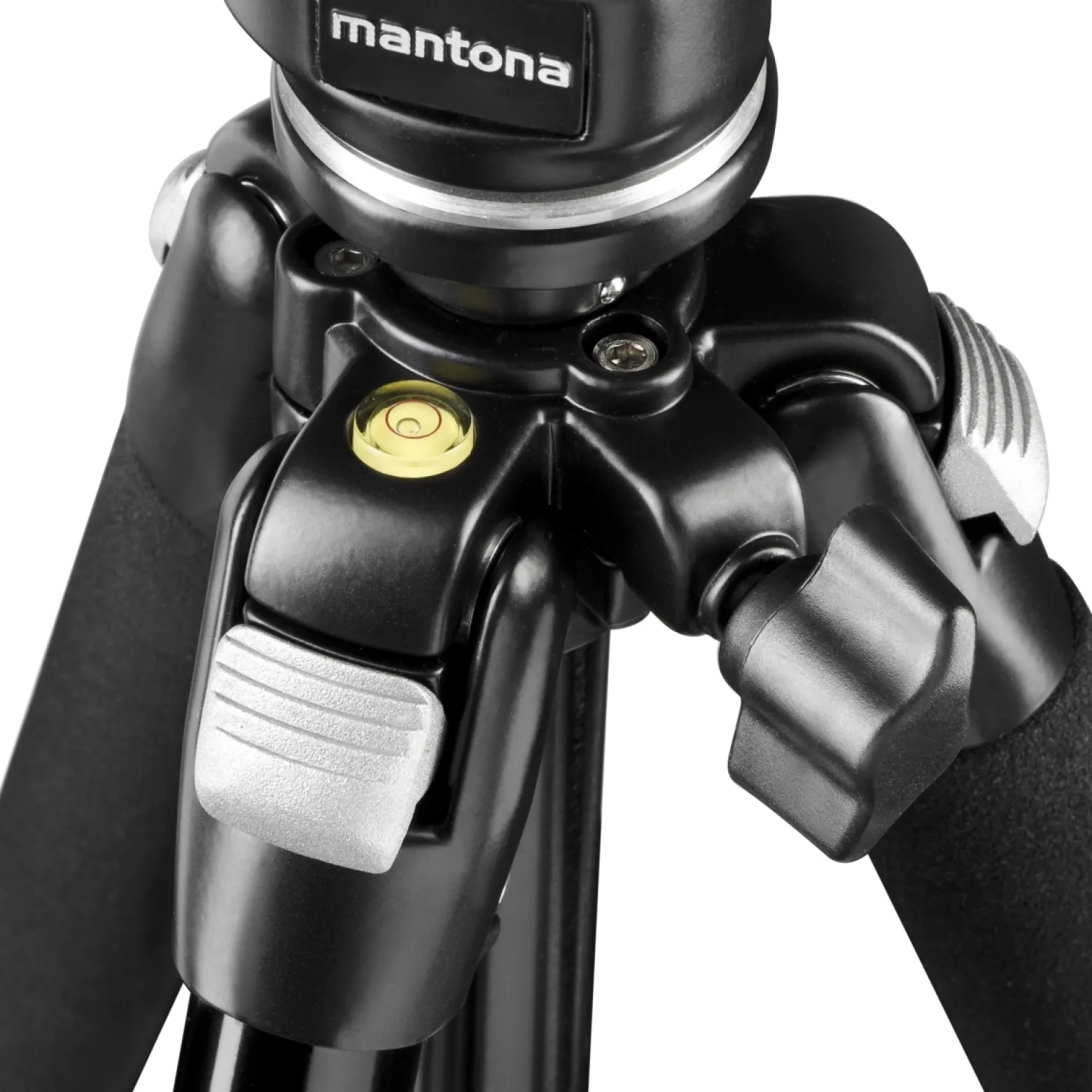 Mantona Basic Scout Max Set Fotostativ Kamerastativ bis 160 cm + Auslegearm, Kugelkopf umkehrbare Mittelsäule, ideal für Reisen und Outdoor Fotografie